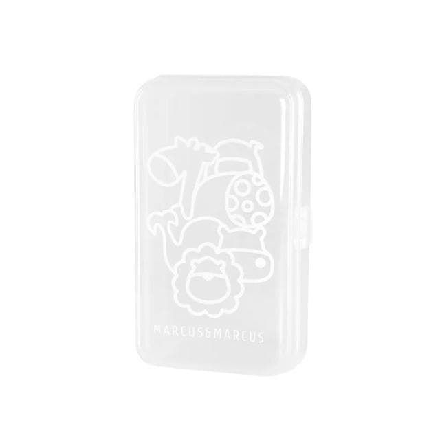 【MARCUS&MARCUS】動物樂園寶寶手握訓練叉匙收納盒|餐具收納盒 麗兒采家