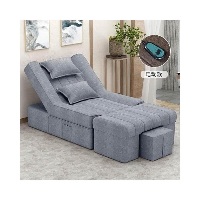 『XM星夢精選』足療沙發 電動沙發 按摩床 洗泡腳美甲沙發 椅美睫沐足躺椅 美容床足浴沙發