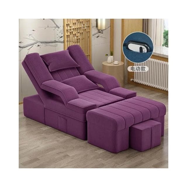 『XM星夢精選』足療沙發 電動沙發 按摩床 洗泡腳美甲沙發 椅美睫沐足躺椅 美容床足浴沙發