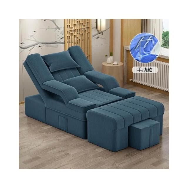 『XM星夢精選』足療沙發 電動沙發 按摩床 洗泡腳美甲沙發 椅美睫沐足躺椅 美容床足浴沙發