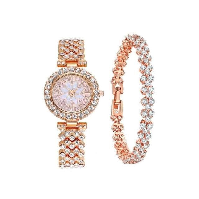 手錶套裝女輕奢高級感精工錶女款學生簡約石英錶氣質小眾ins風女用手錶小巧精緻女士瑞士錶高顏值精品金屬女錶高中生光動能腕錶