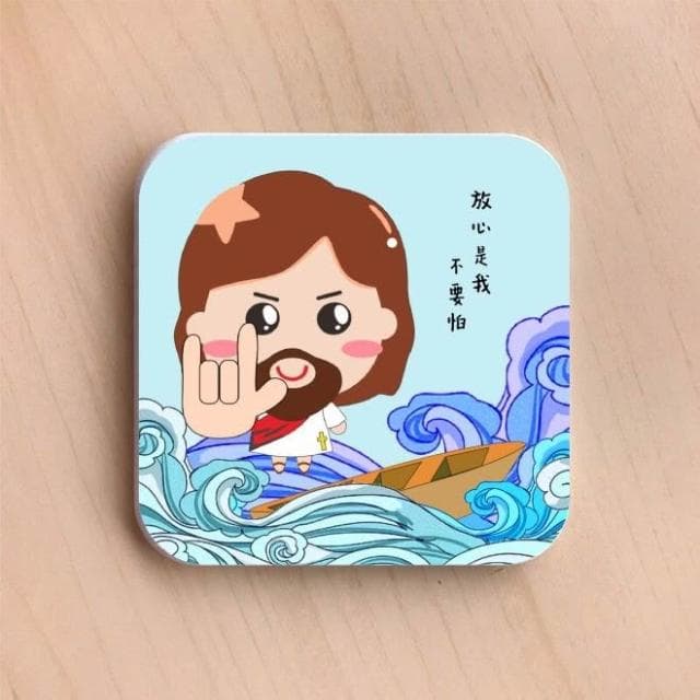 【244計劃 小耶叔杯墊】基督教 福音禮品 受洗禮物 生日 聖誕節 禮物 耶穌 搬家喬遷 聖經故事 恩典之約禮物店