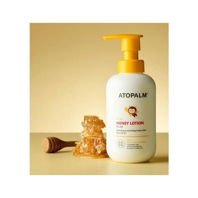 【ATOPALM 愛多康】ATOPALM 愛多康 韓國正品 兒童蜂蜜乳液 300ml 【快速出貨】補水滋養 乾燥肌膚 敏感肌膚 嬰兒適用 高效保濕
