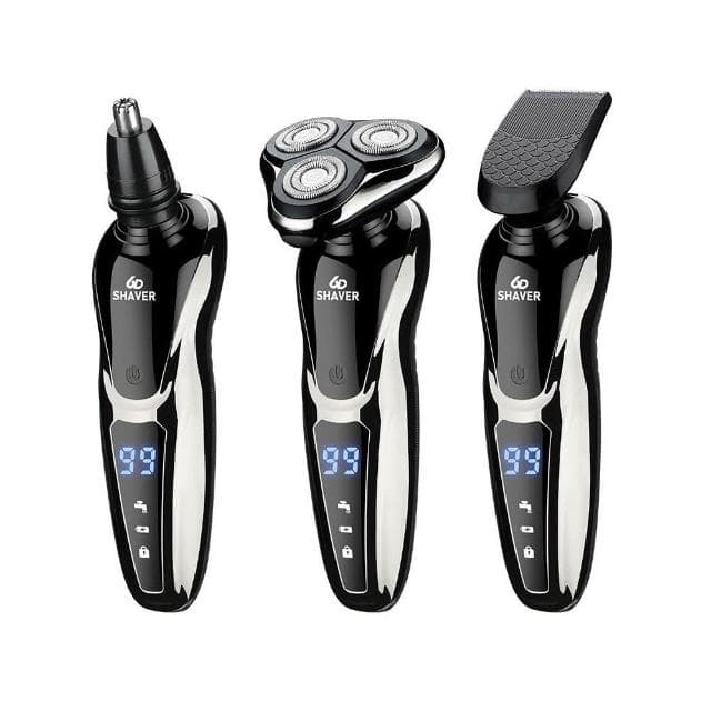 德國工藝🔥電動剃鬚刀 電動刮鬍刀 刮鬍刀 三合一剃鬚刀 充電水洗剃鬚刀 鬢角刀 鼻毛刀 迷你剃鬚刀 父親男生男友生日