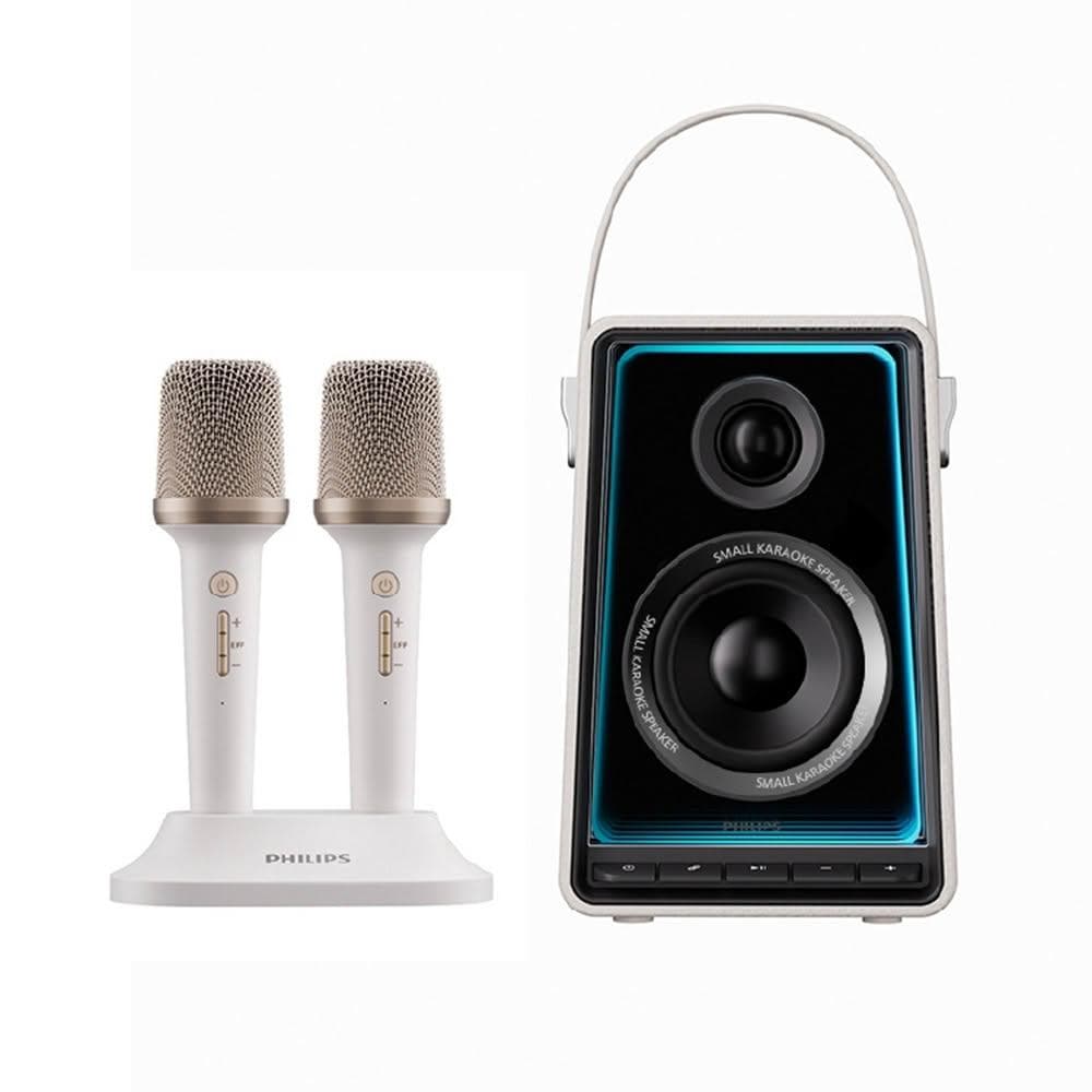 【Philips 飛利浦】【PHILIPS飛利浦】KARAOKE SET 無線藍牙雙人K歌音響 TAS5819/96 KTV