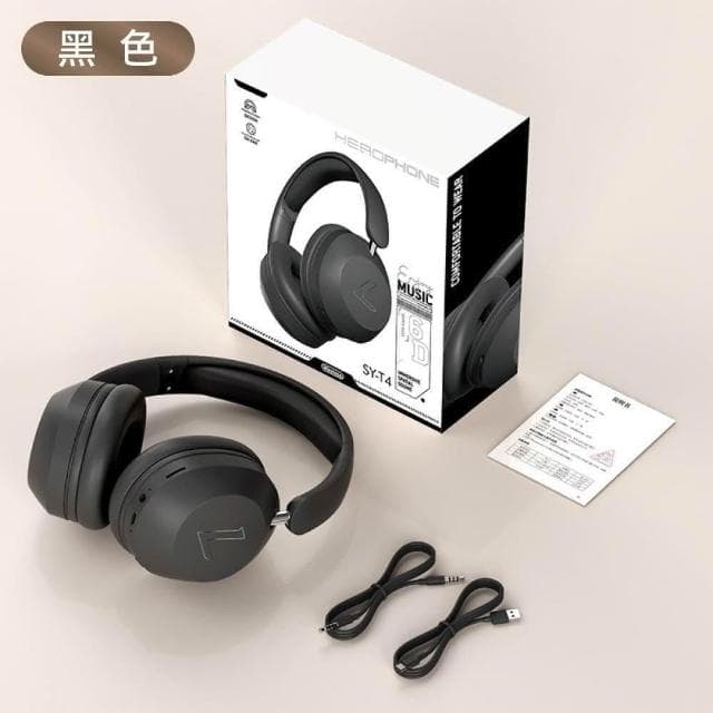 【DTAudio】聆翔 T4 耳罩式藍芽耳機(記憶卡 藍牙耳機 有線耳機 耳罩式耳機 無線耳機 電競耳機)