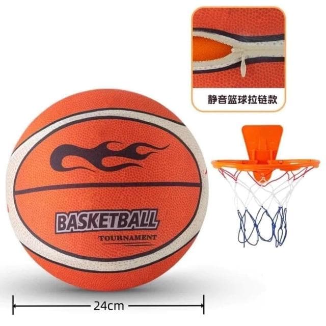 台中出貨🔥不掉渣靜音球 布套款 靜音籃球 不掉渣高彈力無聲 靜音籃球 生日禮物 交換禮物 拍拍球 無聲籃球 籃球框