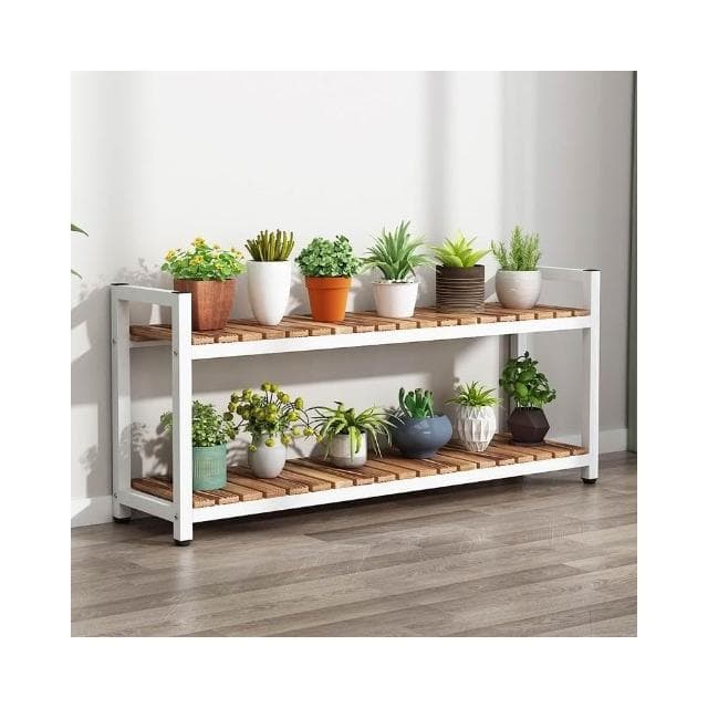 實木鐵藝花架 多肉綠蘿花盆架 客廳多層花卉置物架 室內植物架 可定製花架台 置地式花架 盆栽架 客廳