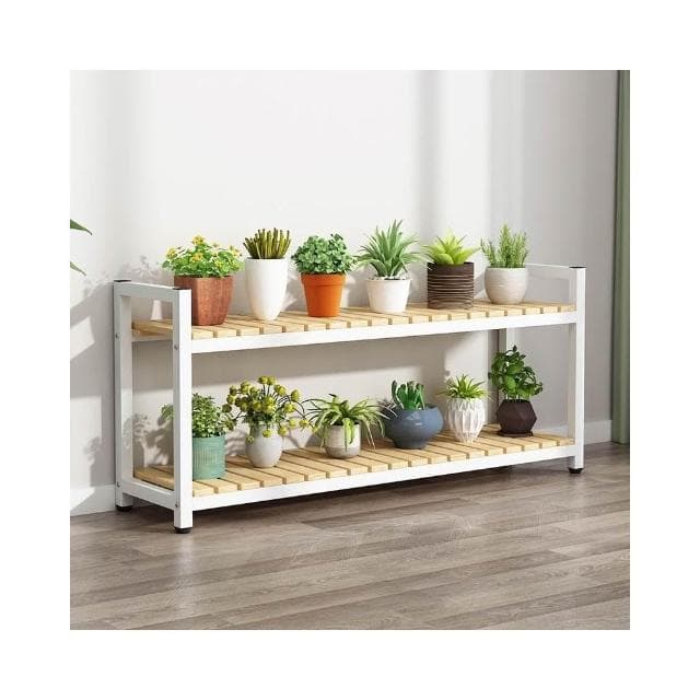 實木鐵藝花架 多肉綠蘿花盆架 客廳多層花卉置物架 室內植物架 可定製花架台 置地式花架 盆栽架 客廳