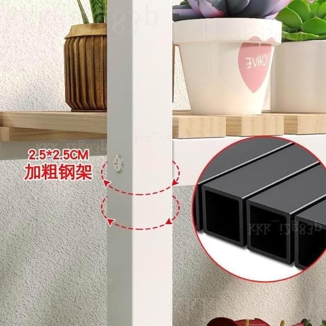 陽台花架 置物架 可移動多肉花盆架 落地式多層階梯式花架 戶外花盆架 盆栽架 多肉花架 植物架 室內