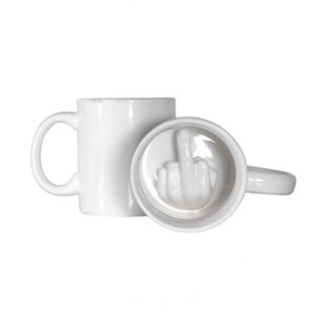 中指馬克杯 陶瓷杯 聖誕禮物 杯子 創意惡搞杯 法克杯 靠杯 咖啡杯 交換禮物 陶瓷杯 馬克杯 造型馬克杯