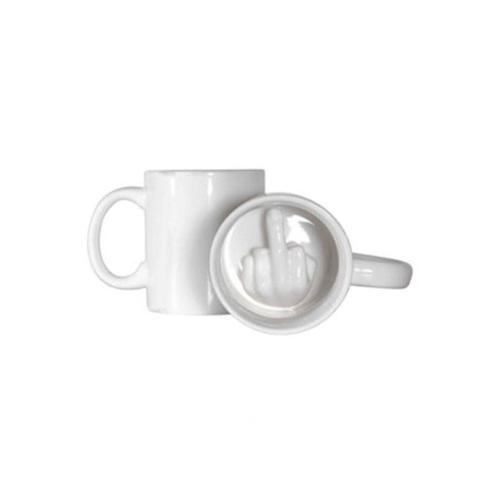 中指馬克杯 陶瓷杯 聖誕禮物 杯子 創意惡搞杯 法克杯 靠杯 咖啡杯 交換禮物 陶瓷杯 馬克杯 造型馬克杯