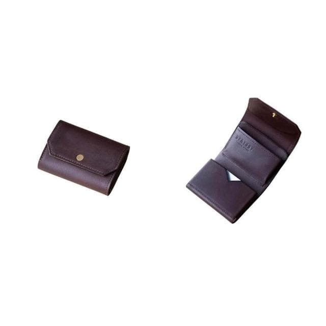 日本製 il modo mini 小短夾 STATUSY官方正品 短夾 鈕扣 極小 大容量 真皮 禮物 旅遊 錢包 三折