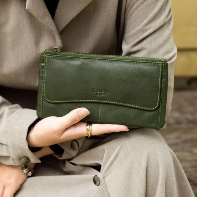 【CALTAN】CALTAN DESIGN | 浪漫優雅經典真皮長夾 072004 五色(真皮 長夾 皮夾 錢包 招財 母錢包)