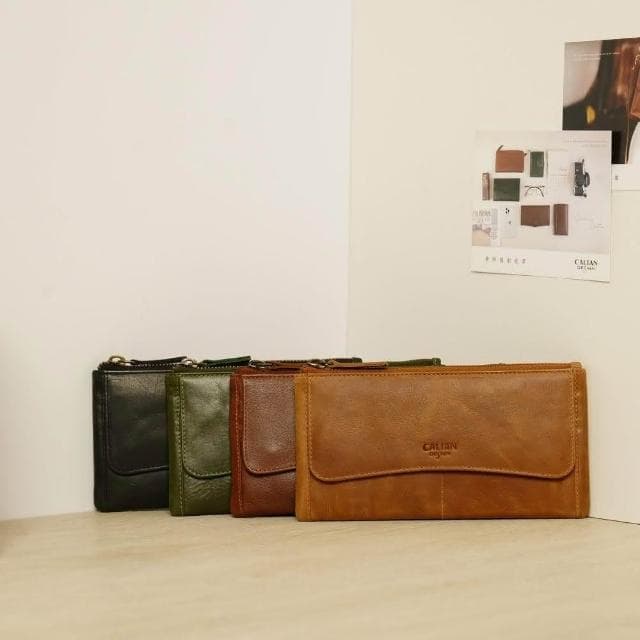 【CALTAN】CALTAN DESIGN | 浪漫優雅經典真皮長夾 072004 五色(真皮 長夾 皮夾 錢包 招財 母錢包)