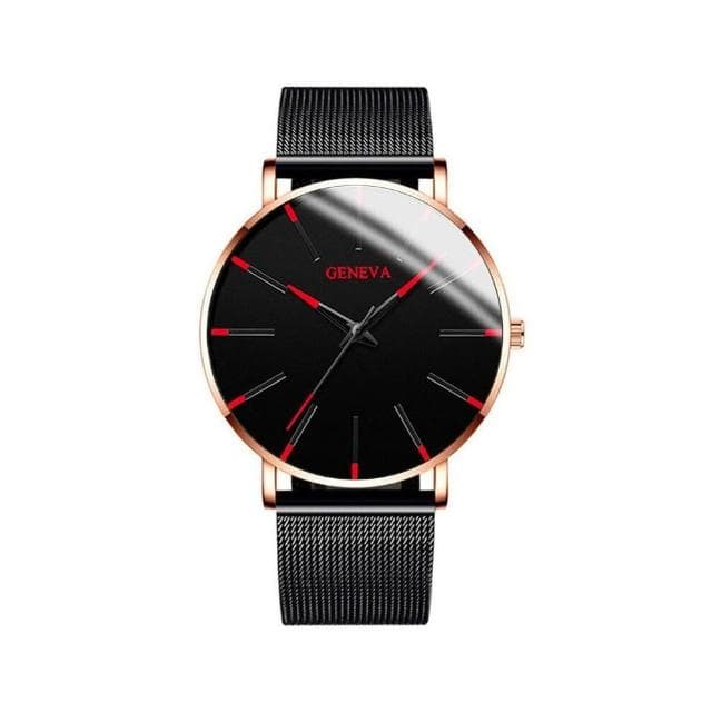 手錶男2025新款輕奢小眾高級感精工錶男士爸爸商務風瑞士錶簡約氣質精緻石英錶高顏值精品金屬錶防水男生手錶送男朋友