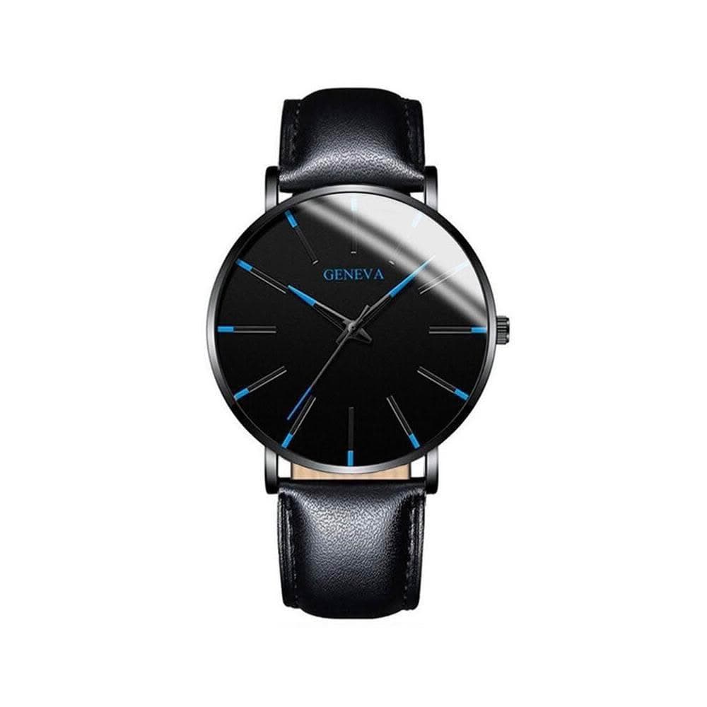 手錶男2025新款輕奢小眾高級感精工錶男士爸爸商務風瑞士錶簡約氣質精緻石英錶高顏值精品金屬錶防水男生手錶送男朋友