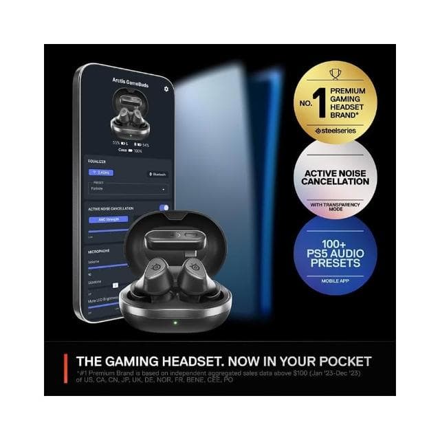 【Steelseries 賽睿】Steelseries 賽睿 Arctis GameBuds 電競耳機 PS版 XBOX版 雙模連線 主動降噪 無線耳機