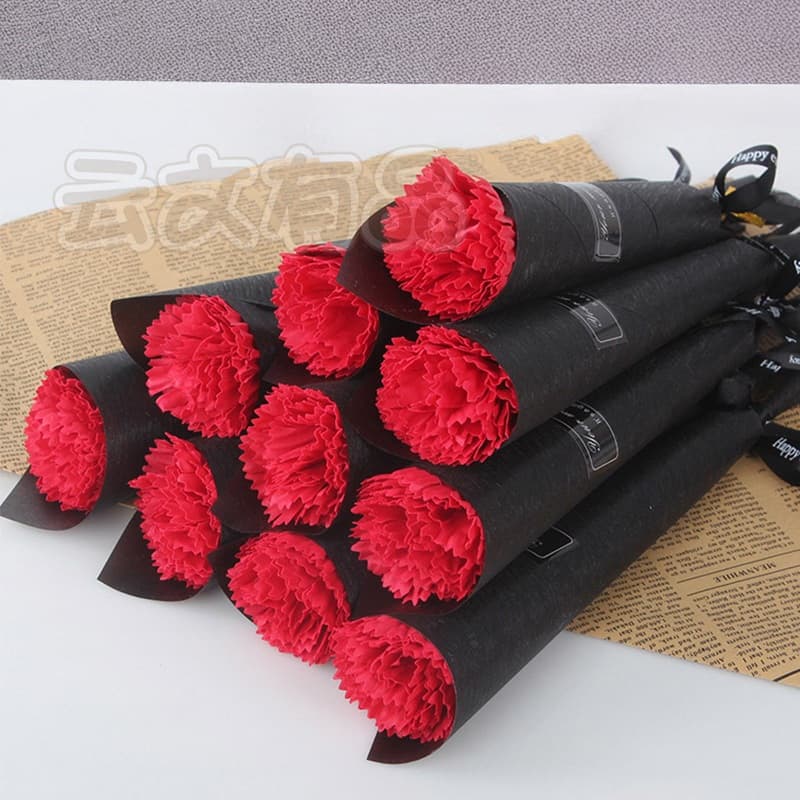 香皂花 康乃馨 玫瑰花 香皂花 情人節花束 禮物 花束 畢業 交換禮物 教師節 婚禮小物 母親節禮物 裝飾 香皂花束