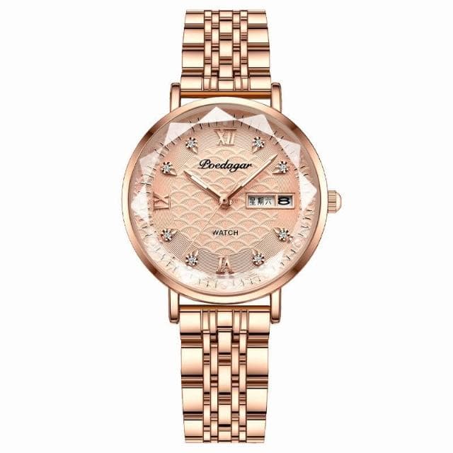 手錶女2025新款輕奢高級感精工錶女款學生簡約石英錶氣質小眾女用手錶國高中生防水光動能腕錶高顏值ins小巧精緻女士瑞士錶