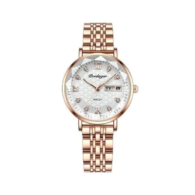 手錶女2025新款輕奢高級感精工錶女款學生簡約石英錶氣質小眾女用手錶國高中生防水光動能腕錶高顏值ins小巧精緻女士瑞士錶