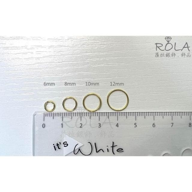 ROLA蘿拉銀飾.飾品 “現貨當天出” //一對價// 簡單圓形999/925純銀穿入式耳圈耳骨圈耳骨針耳環 1-2左