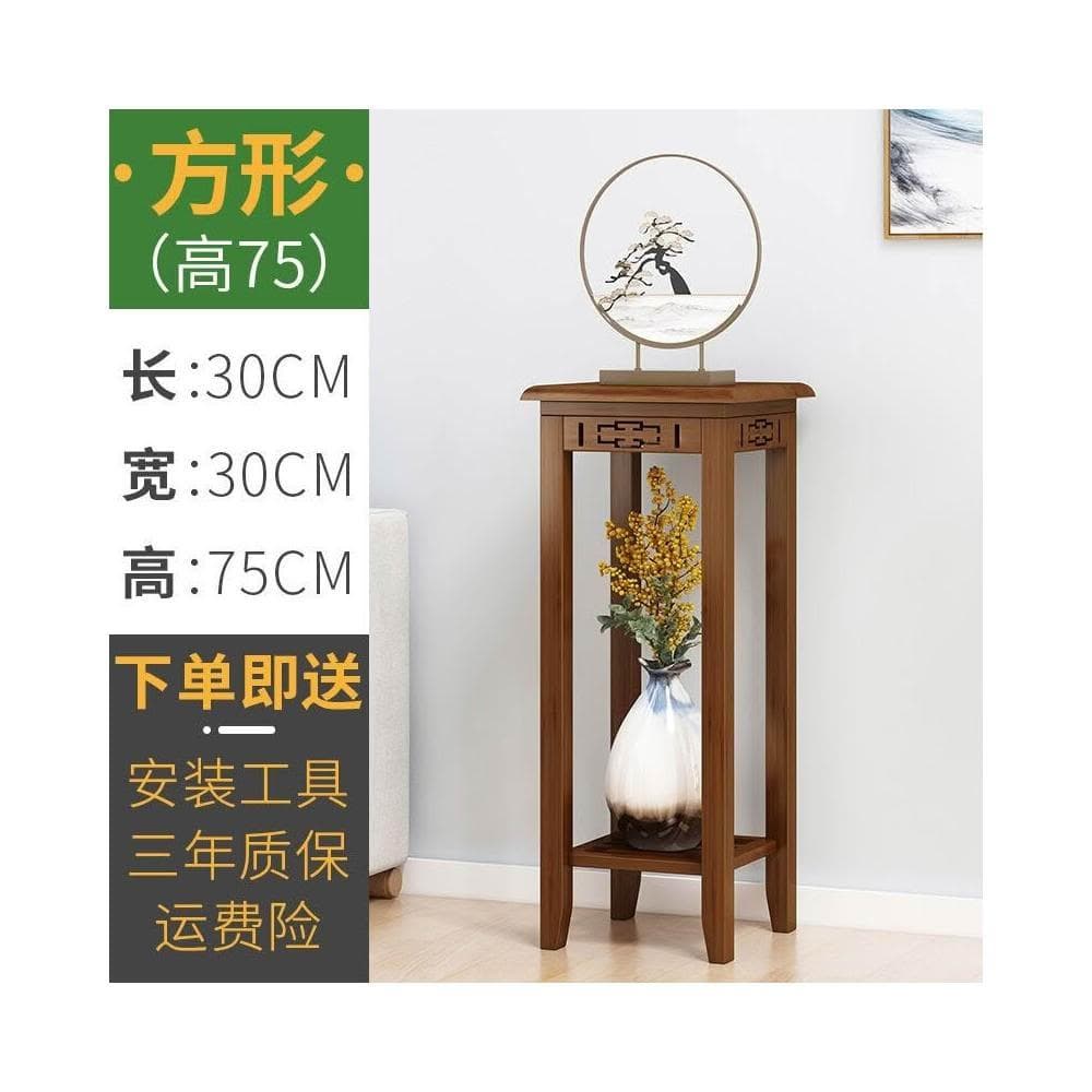 儒雅家具 免稅免運 花架子 客廳 落地式 盆栽 置物架 陽臺  多層 花盆 植物架 花架 實木花架