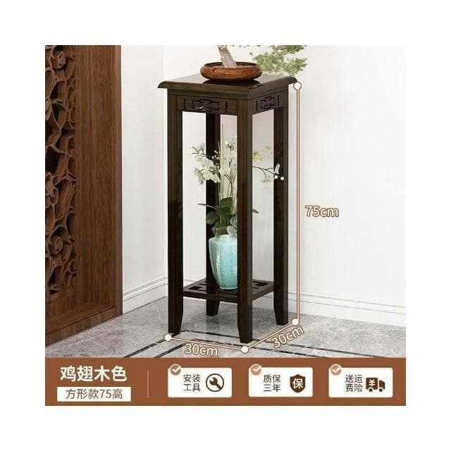 儒雅家具 免稅免運 花架子 客廳 落地式 盆栽 置物架 陽臺  多層 花盆 植物架 花架 實木花架