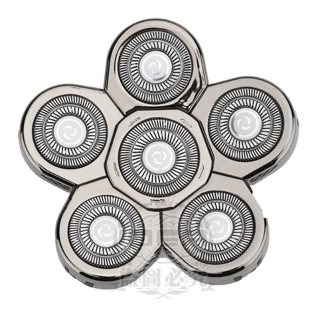黑_銀【替換刀頭】六刀頭 七刀頭 八刀頭 電動刮鬍刀 光頭神器 剃光頭