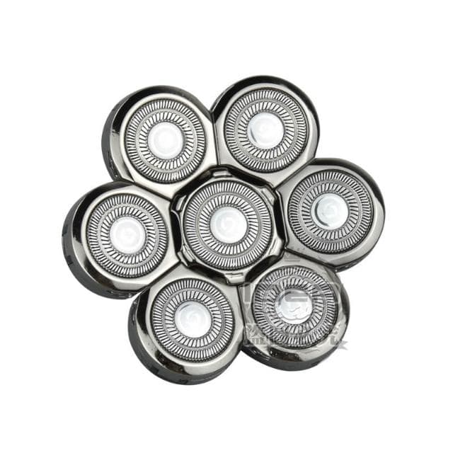 黑_銀【替換刀頭】六刀頭 七刀頭 八刀頭 電動刮鬍刀 光頭神器 剃光頭
