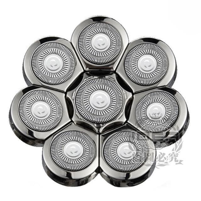 黑_銀【替換刀頭】六刀頭 七刀頭 八刀頭 電動刮鬍刀 光頭神器 剃光頭