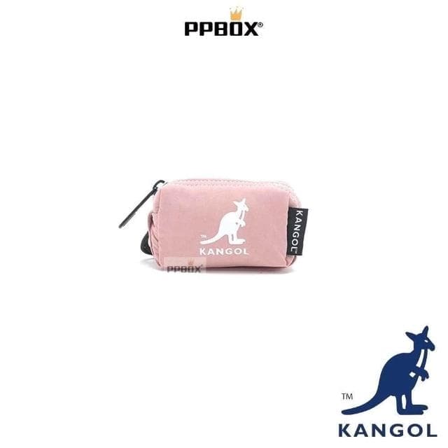 【KANGOL】英國 袋鼠 零錢包  61251785(錢包 三層 皮夾 短夾 尼龍 防潑水 防水 多夾層 手拿包)
