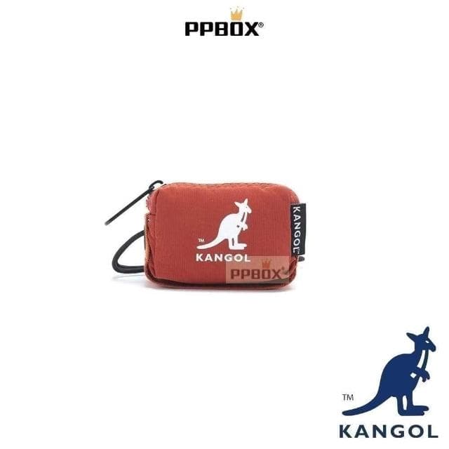 【KANGOL】英國 袋鼠 零錢包  61251785(錢包 三層 皮夾 短夾 尼龍 防潑水 防水 多夾層 手拿包)