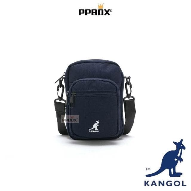 【KANGOL】英國 袋鼠 零錢包  61251785(錢包 三層 皮夾 短夾 尼龍 防潑水 防水 多夾層 手拿包)