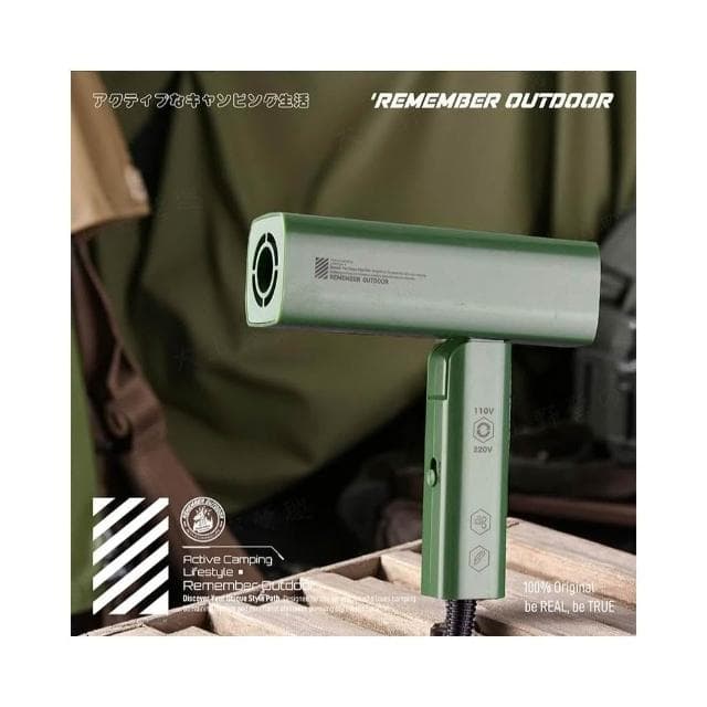 【大山野營】樂活不露 HDR-01 雷神吹風機 國際雙電壓 輕量 摺疊 好攜帶 輕巧 露營 戶外 出國 旅遊