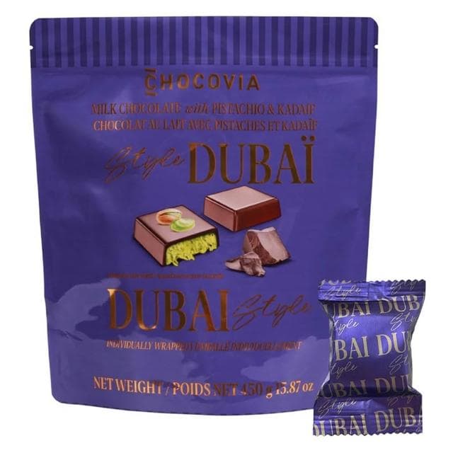 5Cgo🏆Chocovia 杜拜風格巧克力 450公克/袋 #1906855-303滑順的牛奶巧克力磚