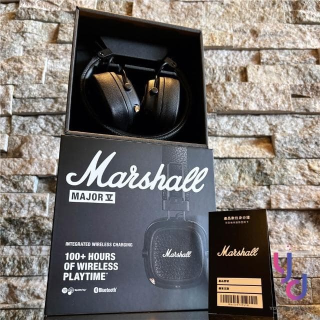 【Marshall】Marshall Major V 耳罩式 藍牙 耳機 黑/白/棕/藍 第五代 台灣 公司貨 保固540天 可通話 可接線