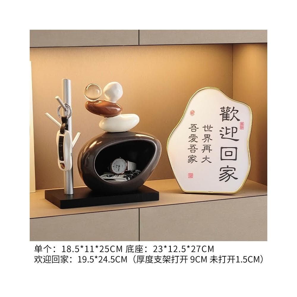 平安苹果摆件 高档客厅装饰 玄关酒柜摆件 存钱罐装饰 工艺品 乔迁礼物 擺飾 風水擺飾 酒櫃擺件 礼