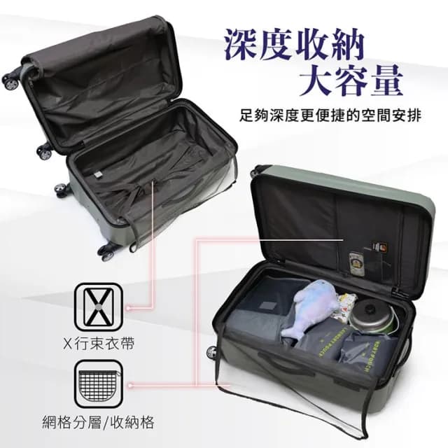 【eminent 萬國通路】eminent萬國通路KF21 28.5吋100%德國拜耳PC行李箱 旅行箱 胖胖箱運動箱